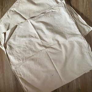 Set 2 pillowcases covers linen cotton beige 24” euro square